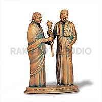 Dr.M.G. Ramachandran & Dr.J. Jayalalithaa Sculpture