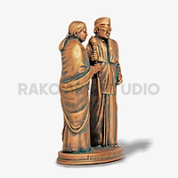 Dr.M.G. Ramachandran & Dr.J. Jayalalithaa Sculpture