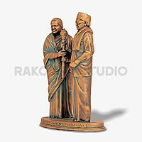 Dr.M.G. Ramachandran & Dr.J. Jayalalithaa Sculpture