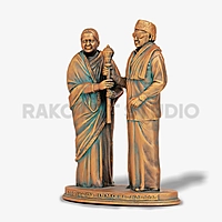 Dr.M.G. Ramachandran & Dr.J. Jayalalithaa Sculpture