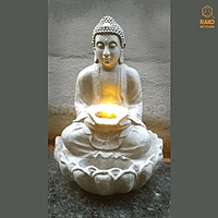 Buddha and water fountain Sculpture (A3)
