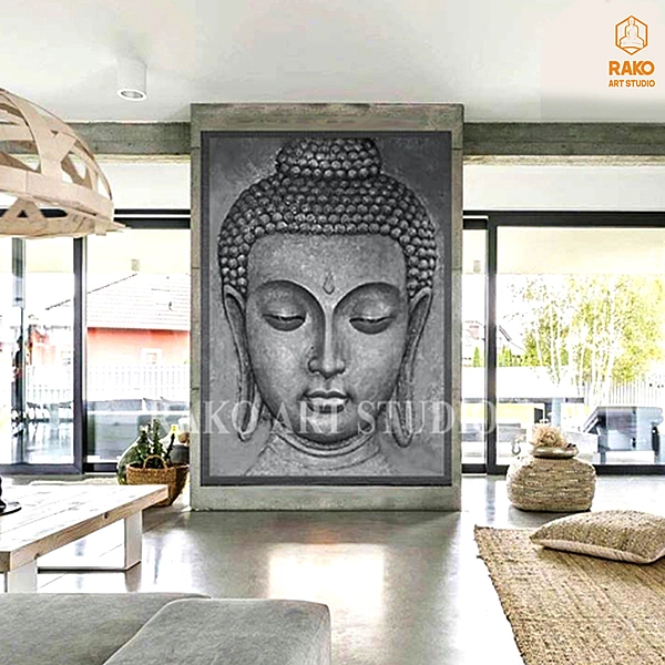 Buddha Wall Mural  Relief Sculpture (A1)