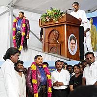 Jai Bhim Armstrong Sculpture