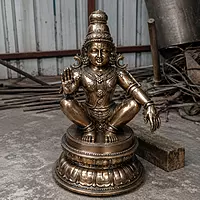 Iyappan Metal Sculpture