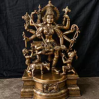 Maha Kali Metal Sculpture