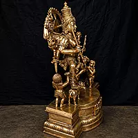 Maha Kali Metal Sculpture