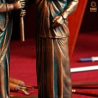 Dr.M.G. Ramachandran & Dr.J. Jayalalithaa Sculpture