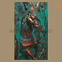 Horse Wall Mural Sculpture (A1)