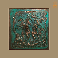 Horse Wall Mural Sculpture (A1)
