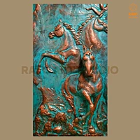 Horse Wall Mural Sculpture (A1)