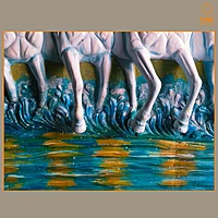 Horse Wall Mural Sculpture (A2)