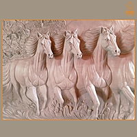 Horse Wall Mural Sculpture (A2)