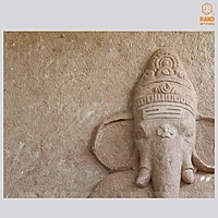 Karpaga Vinayagar Wall Mural Relief Sculpture