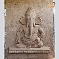 Karpaga Vinayagar Wall Mural Relief Sculpture