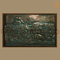 Mahabalipuram Wall Mural Sculpture