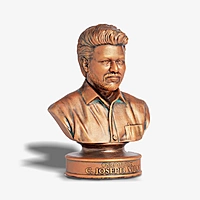 C. Joseph Vijay Portrait Sculpture
