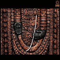 Perumal Wall Mural Relief Sculpture