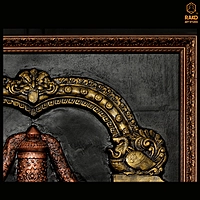 Perumal Wall Mural Relief Sculpture