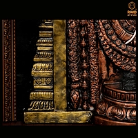 Perumal Wall Mural Relief Sculpture