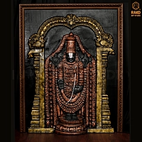 Perumal Wall Mural Relief Sculpture