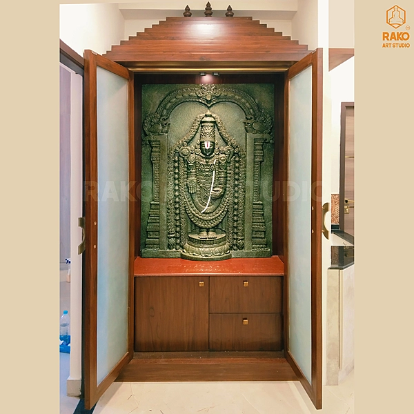 Perumal Wall Mural Relief Sculpture 02