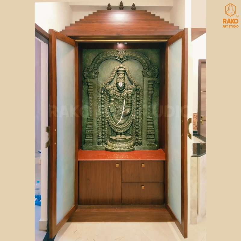 Perumal Wall Mural Relief Sculpture 02