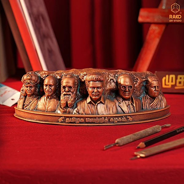 C. Joseph Vijay & Social Justice Leaders sculpture