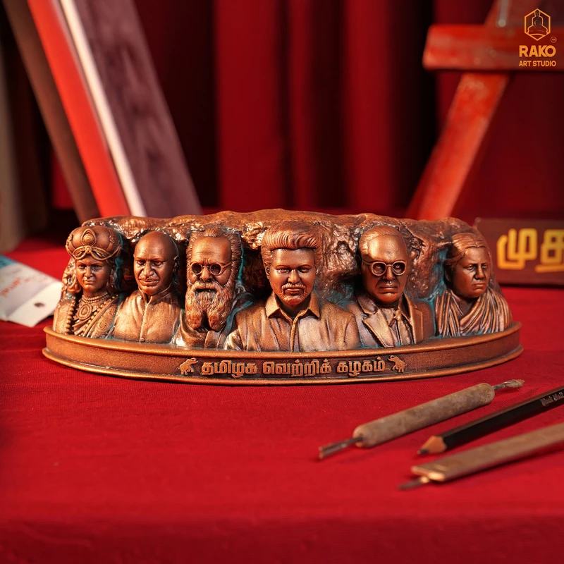 C. Joseph Vijay & Social Justice Leaders sculpture