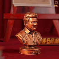 C. Joseph Vijay Portrait Sculpture