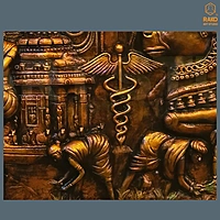 Tamil Festival Wall Mural Relief Sculpture