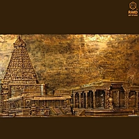 ThanjaiPeriya Kovil Wall Mural Relief Sculpture