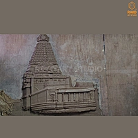ThanjaiPeriya  Kovil marble stone finishing wall mural