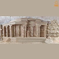 ThanjaiPeriya  Kovil marble stone finishing wall mural