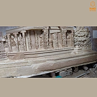 ThanjaiPeriya  Kovil marble stone finishing wall mural