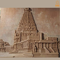 ThanjaiPeriya  Kovil marble stone finishing wall mural