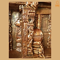 ThanjaiPeriya Kovil Wall Mural Relief Sculpture