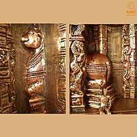 ThanjaiPeriya Kovil Wall Mural Relief Sculpture