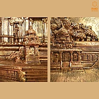 ThanjaiPeriya Kovil Wall Mural Relief Sculpture