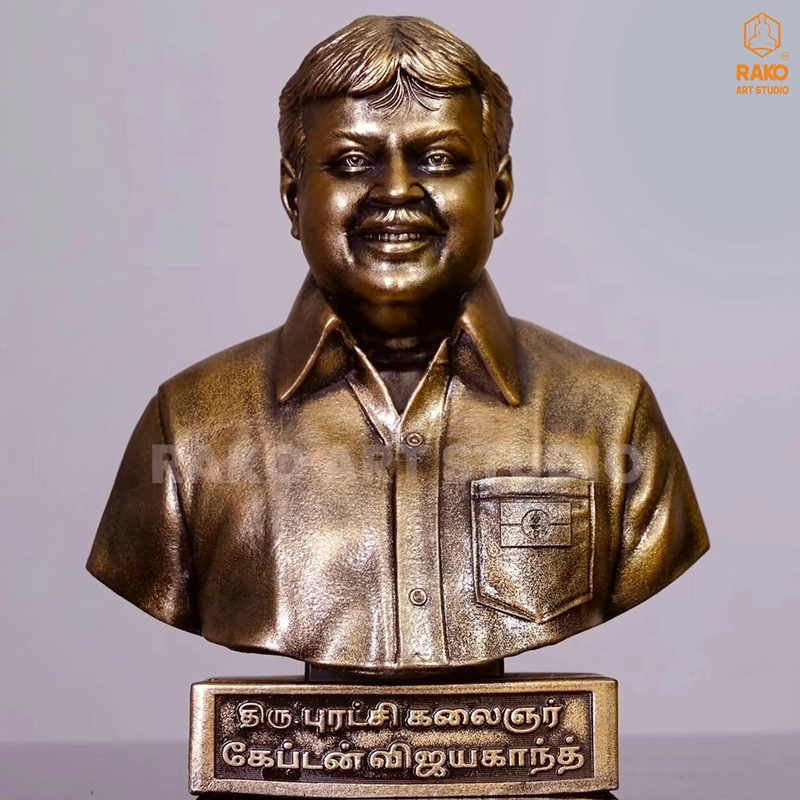 Vijaykanth Portrait Sculpture