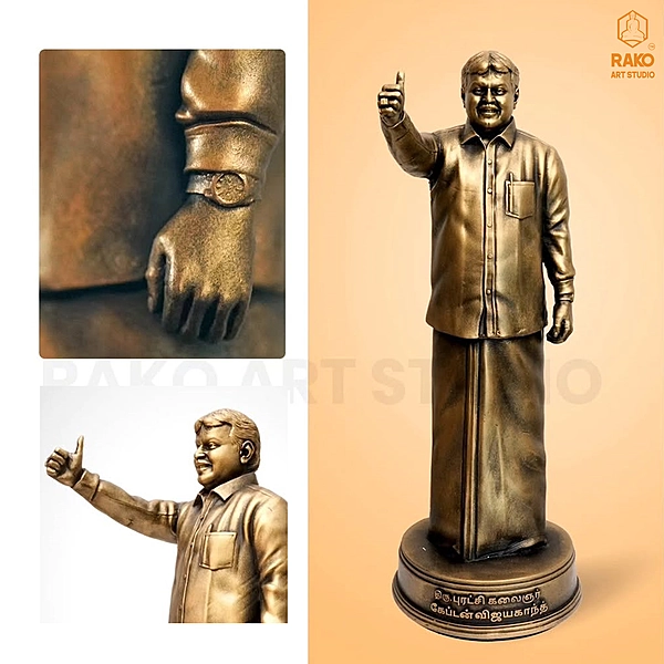Vijaykanth Full Figure Sculpture