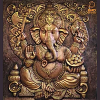 Vinayagar Wall Mural Relief Sculpture(A2)