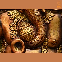 Vinayagar Wall Mural Relief Sculpture(A1)