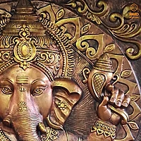 Vinayagar Wall Mural Relief Sculpture(A2)