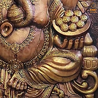 Vinayagar Wall Mural Relief Sculpture(A2)